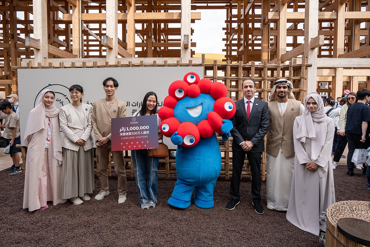 UAE Pavilion at Expo 2025 在不到两个月的时间里迎来了百万游客