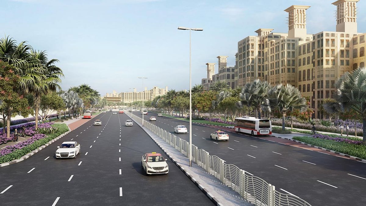 迪拜：Umm Suqeim 街道每小时可容纳16,000辆车，将新建人行道