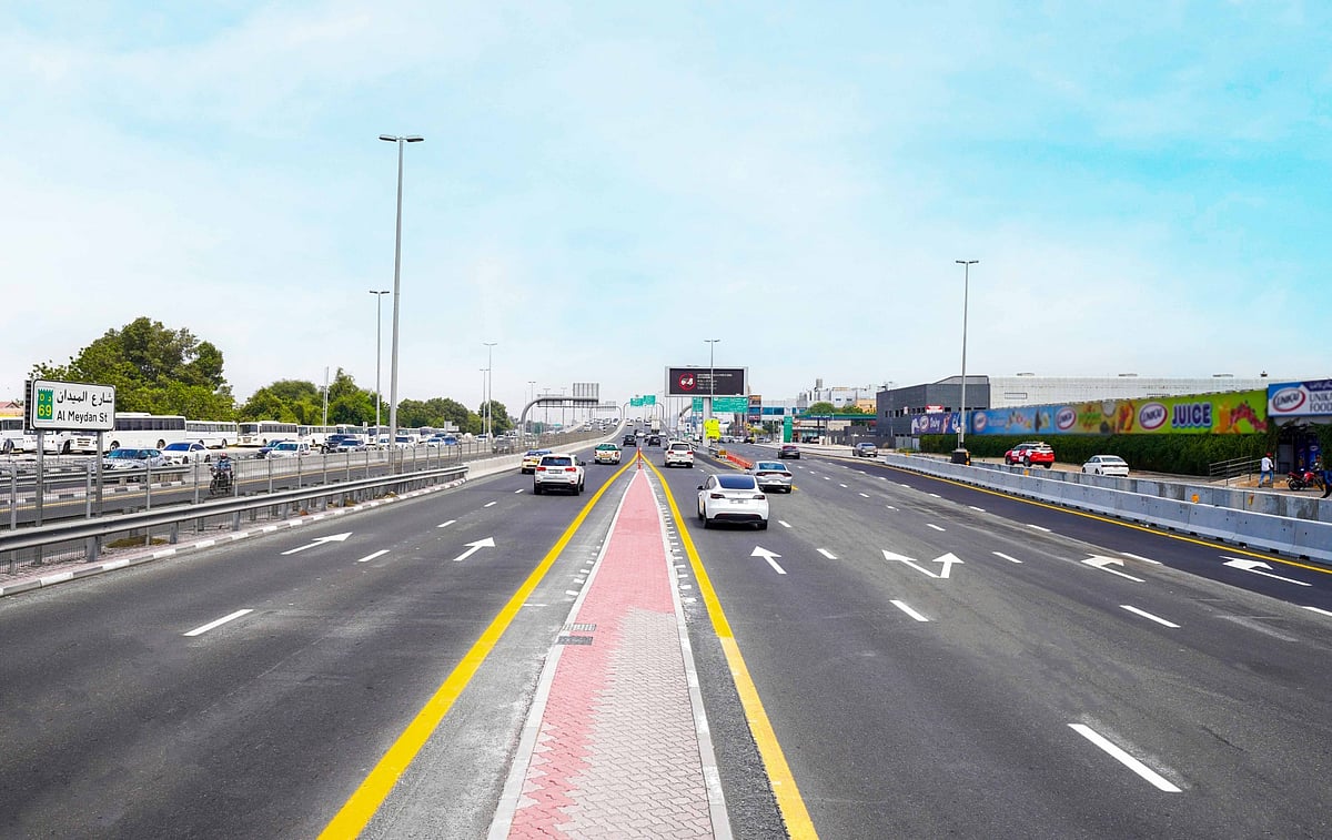 迪拜：高峰时段Meydan Road交通流量削减50%